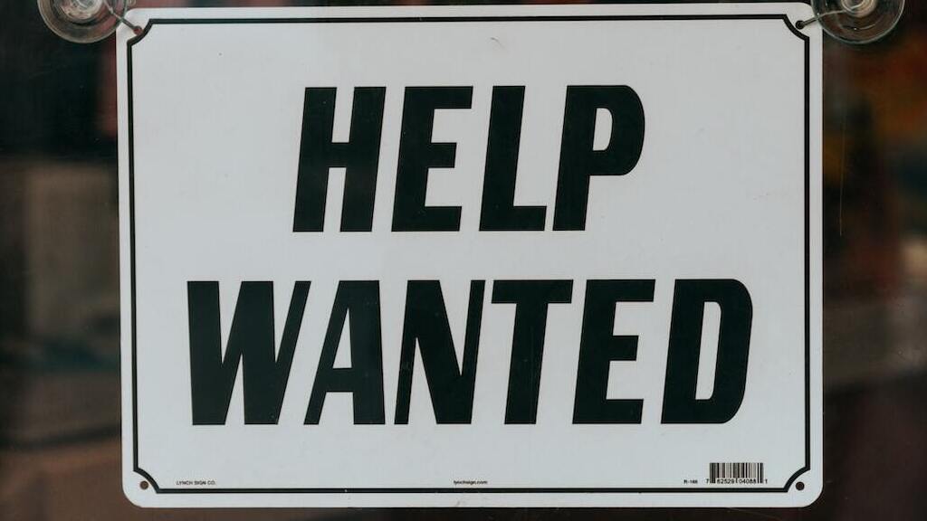 help wanted sign